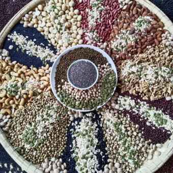 Bột ngũ cốc dinh dưỡng với 16 loại hạt- 180000/1kg