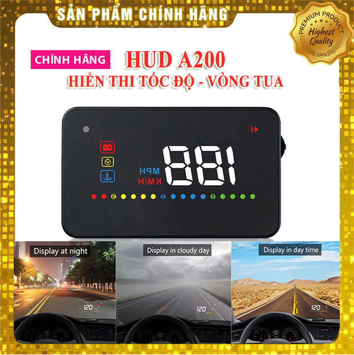 Bộ hiển thị tốc độ trên kính lái hud a200 thông dụng nhất thị trường, cam kết hàng đúng mô tả, chất lượng đảm bảo an toàn đến sức khỏe người sử dụng, đa dạng mẫu mã