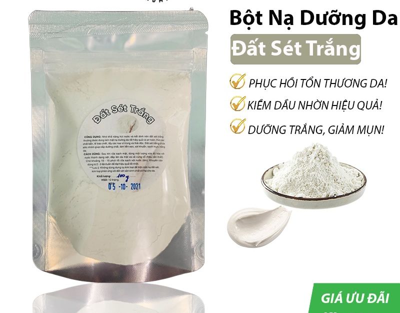 Bột đất sét trắng