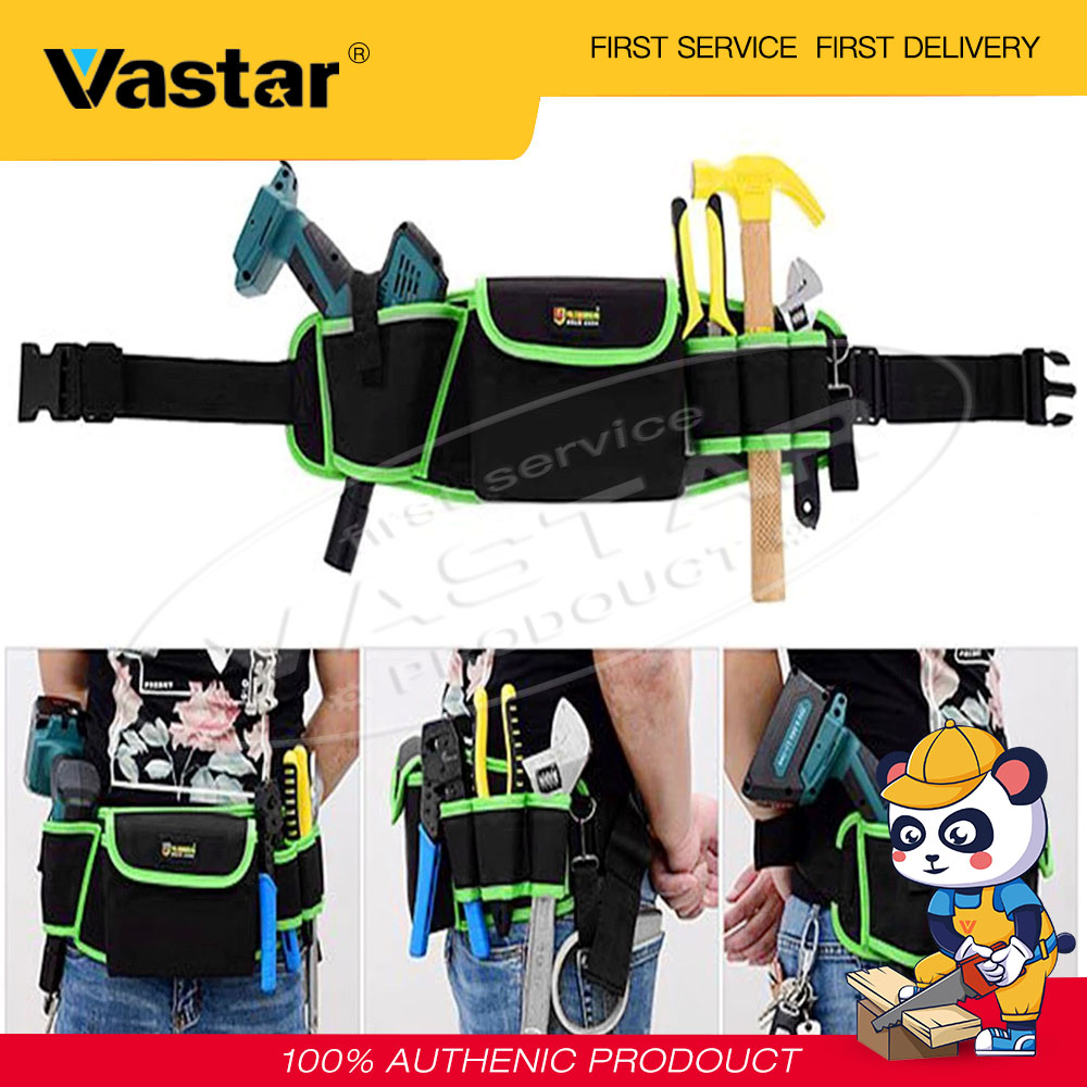 Vastar 1 bộ y 3/6/8 túi đựng dụng cụ phần cứng túi đeo hông túi đựng dụng cụ túi đựng dụng cụ