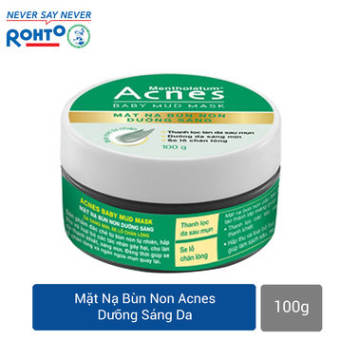 Mặt Nạ Bùn Non Acnes Dưỡng Sáng Da 100g Baby Mud Mask