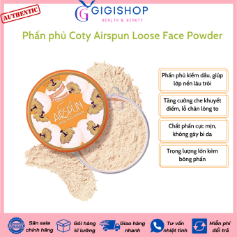 Phấn Phủ Coty Airspun Face Powder Translucent Extra Coverage 65g [Bill Mỹ]