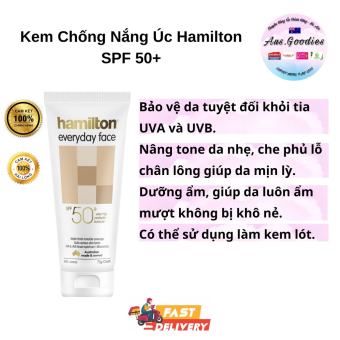 Kem Chống Nắng Úc Hamilton Spf 50+ Everyday Face Cream 75G