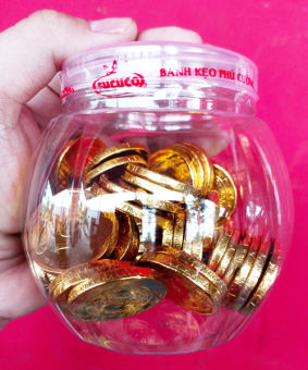 Kẹo Socola Đồng Tiền Nhỏ 60 Thẻ