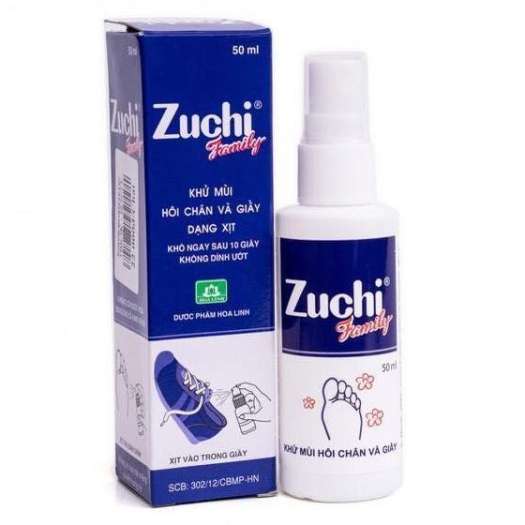 Combo 2 Chai Xịt Khử Mùi Giầy Zuchi