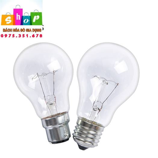 Bóng Đèn Sợi Đốt, Bóng Dây Tóc 25W,40W, 60W Điện Quang