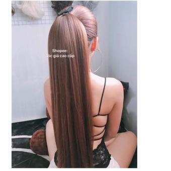 tóc giả dài thẳng 🎁 FREESHIP 🎁 Tóc giả cột thẳng bấm nhuyễn từng sợi tóc