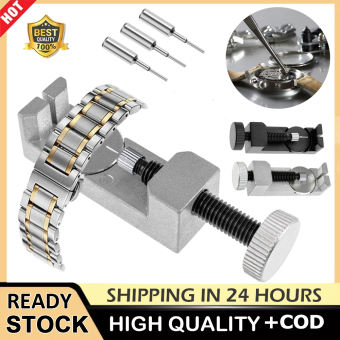 🔥bộ Dụng Cụ Tháo Chốt Liên Kết Dây Đeo Đồng Hồ Bộ Dụng Cụ Sửa Chữa Cho Thợ Sửa Đồng Hồ Với Bộ 3 Chốt Phụ Bộ Tháo Chốt Lò Xo Thay Thế