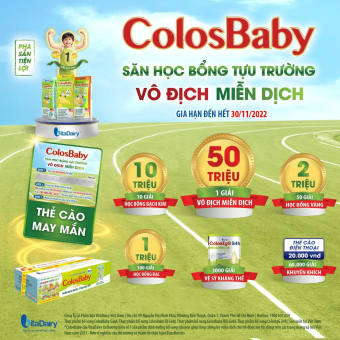 [Kèm Thẻ Cào] Thùng 48 Hộp Sữa Bột Pha Sẵn ColosBaby IQ Gold 180ml/thùng.