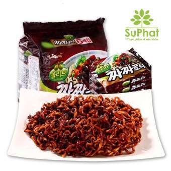 Lốc 5 gói Mì trộn tương đen Samyang Hàn Quốc [SuPhat Shop]