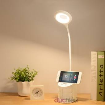 Đèn Led Để Bàn Đa Năng Có Sạc Tích Điện Tgx 7010 3 Chế Độ Sáng Bảo Vệ Mắt Nút Cảm Ứng Tiện Dụng, Đèn Học Led Chống Cận,Đèn Bàn Kiêm Giá Điện Thoại Vừa Đựng Bút Tiện Lợi