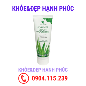 Kem đánh răng lô hội Forever Bright Toothgel – 130 gr/tuýp