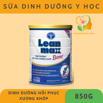 Sữa bột Lean Max Bone - Dinh dưỡng hồi phục xương khớp -850G