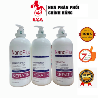 Cặp Dầu Gội Xả Siêu Thơm Siêu Mượt Tóc Nano PLus Collagen 2000ml