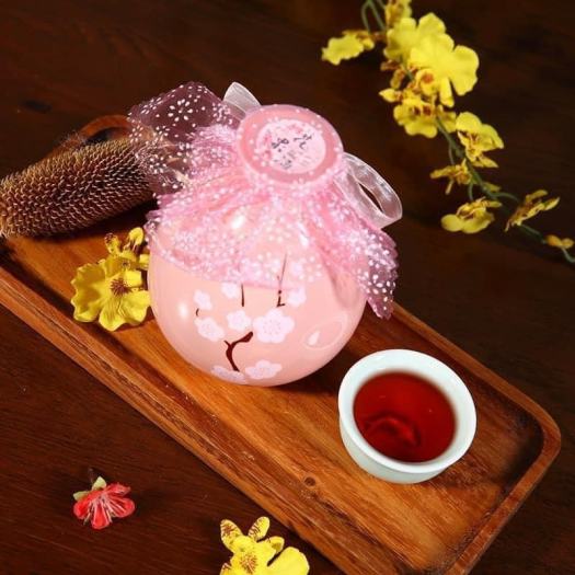 Bình đựng rưou nữ nhi hồng, hoa văn cổ trang, dung tích 500ml