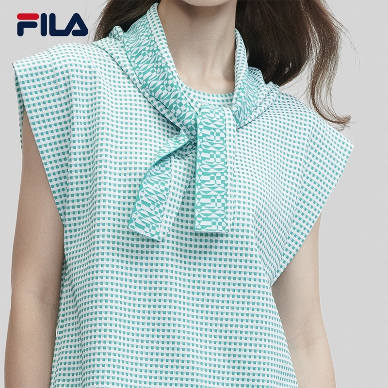 FILA CORE WHITE LINE EMERALD Women Short Sleeve T-shirt · v2