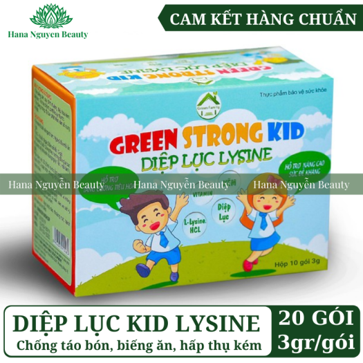 diệp lục lysine kid 30 gói