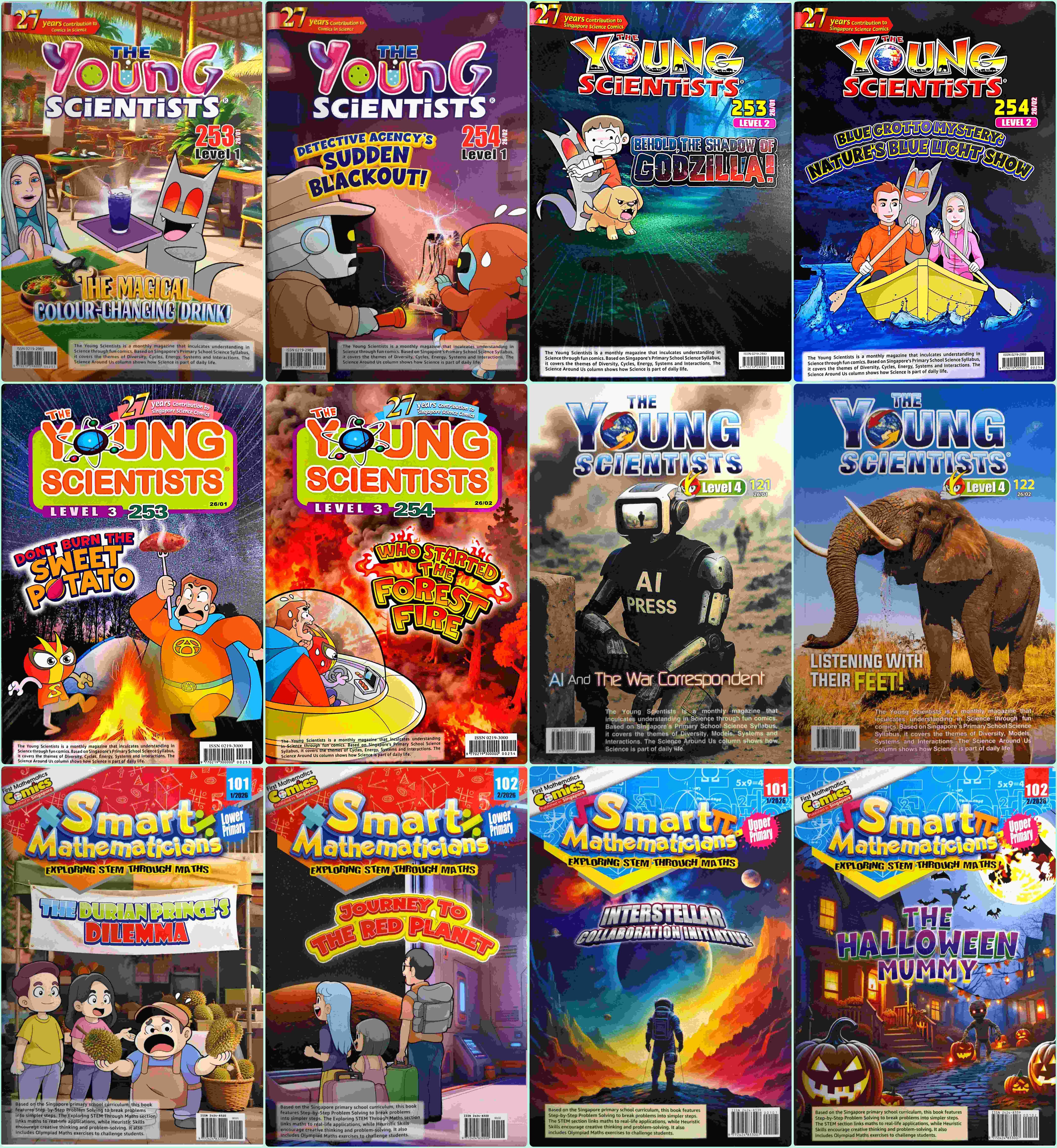 Solar Adventure Comics Bundle, distribute by Young Scientists