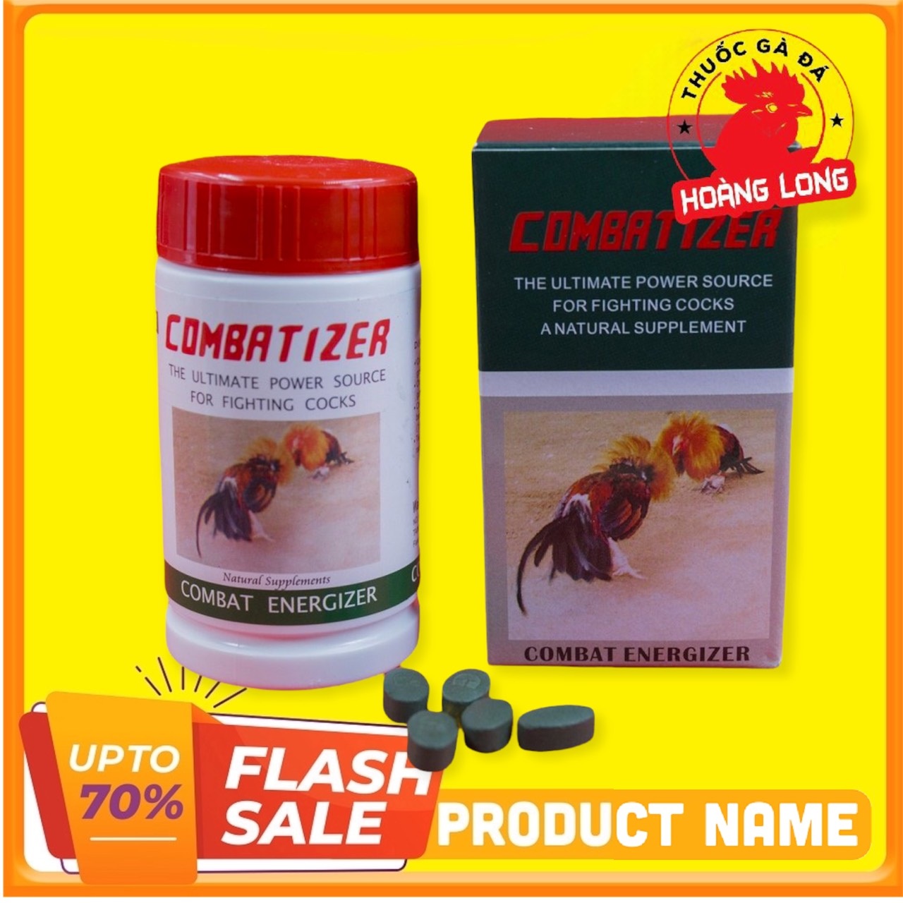 Thuốc nuôi gà đá COMBATIZER CHIẾC LẼ 50 viên