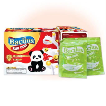 Men tiêu hóa Bacilus Sữa Non - men vi sinh bổ sung lợi khuẩn, kẽm giúp tiêu hóa khỏe, ăn ngon miệng, giảm rối loạn đường ruột, tiêu chảy, táo bón - Hộp 30 gói 3g