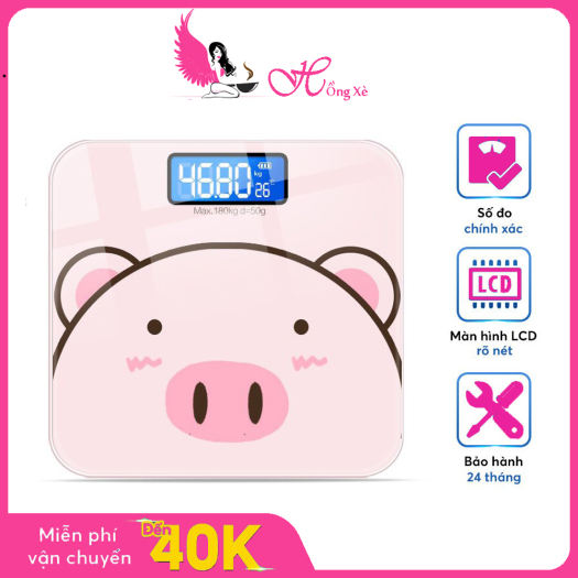 Cân Điện Tử Sưc Khỏe Mini Nhà Bếp, Tính Tiền Bán Hàng,Cân Được Tiểu Ly ,Lên Đến 100kg Đến 180kg