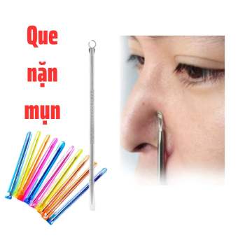 Que nặn mụn 2 đầu có bọc nilong nhỏ gọn tiện lợi- Kiến Lửa