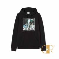 Jaket Hoodie H&* The Beatles Abbey Road Black Free PaperBag