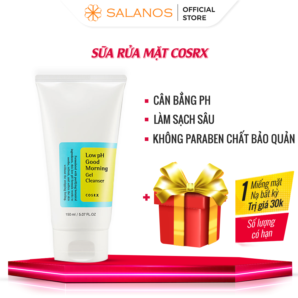 Sữa rửa mặt cosrx dịu nhẹ tạo bọt giảm mụn cho da mụn 150ml RMSLN36