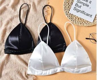 Áo Bra Nữ, Áo Ngực Không Gọng Satin Phi lụa bóng Cao Cấp Siêu đẹp Bra9606