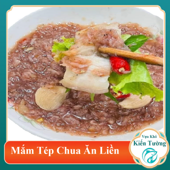 1kg Mắm Tép Chua, chấm rau, thịt luộc ngọt tuyệt vời, an toàn vệ sinh-Vựa Khô Kiến Tường
