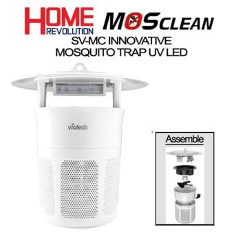 Máy bắt muỗi (đèn bắt muỗi) LED UV Hàn Quốc Mosclean, nhập khẩu chính hãng, Bảo Hành 2 Năm