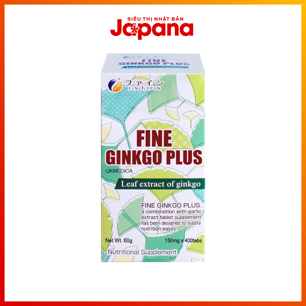 Viên uống bổ não Fine Ginkgo Plus Nhật Bản 400 viên