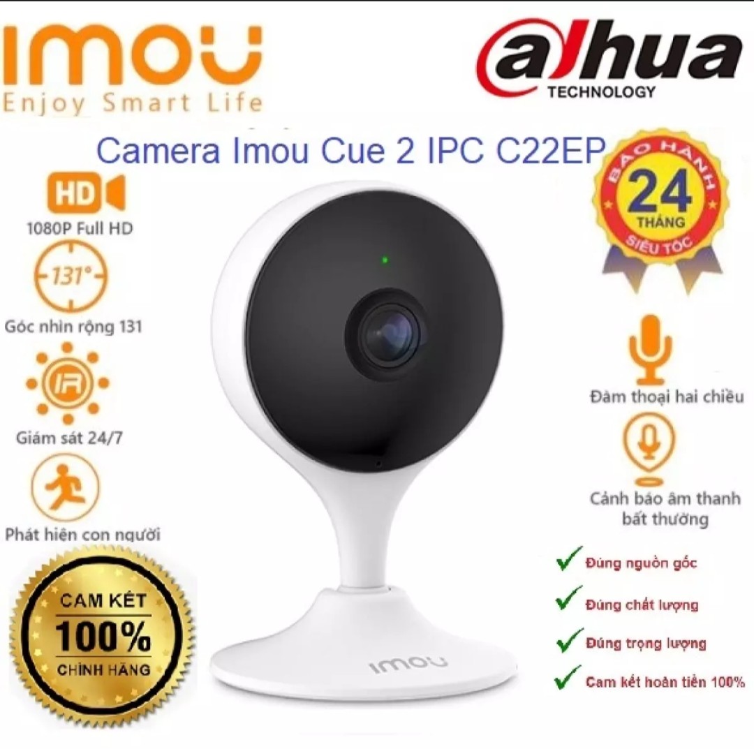 Camera Wifi Imou C22EP Hoặc C22SP đàm thoại 2 chiều báo động chống trộm Fullbox 100