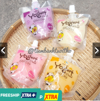 Nước uống sữa chua trái cây yogurt (1 túi)