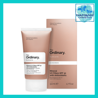 Kem chống nắng chống oxy hóa The Ordinary Mineral UV Filters SPF 30 With Antioxidants