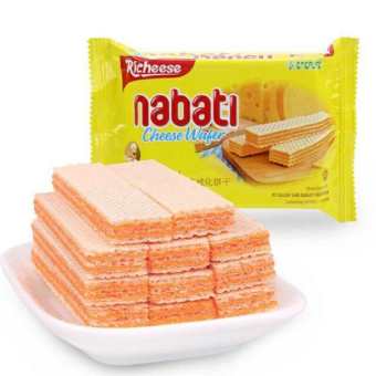 Combo 5 bịch Bánh Xốp Nabati Phô Mai Wafer Richeese Gói 50g - Đồ Ăn Vặt Giá Rẻ