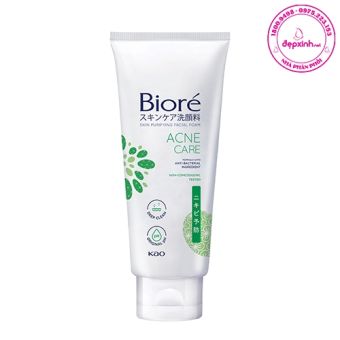 Sữa rửa mặt Sạch mụn và Kháng khuẩn Biore 100g sản phẩm tốt chất lượng cao cam kết như hình độ bền cao