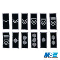 Delta Rank Emblem patches- with velcro embroidered patch