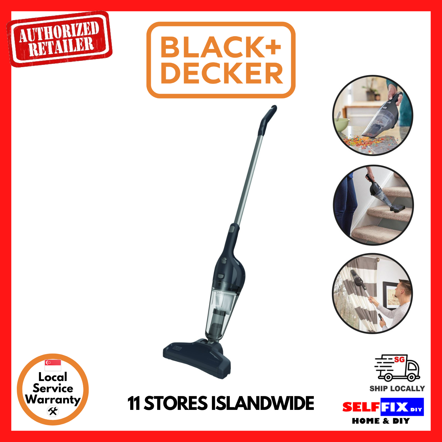 BLACK+DECKER FSM1605 1300W Steam Mop with Easy GlideTM Micro Fibre Pad &  99.9% Germ Protection for Convenient Household Cleaning, 1 Year Warranty