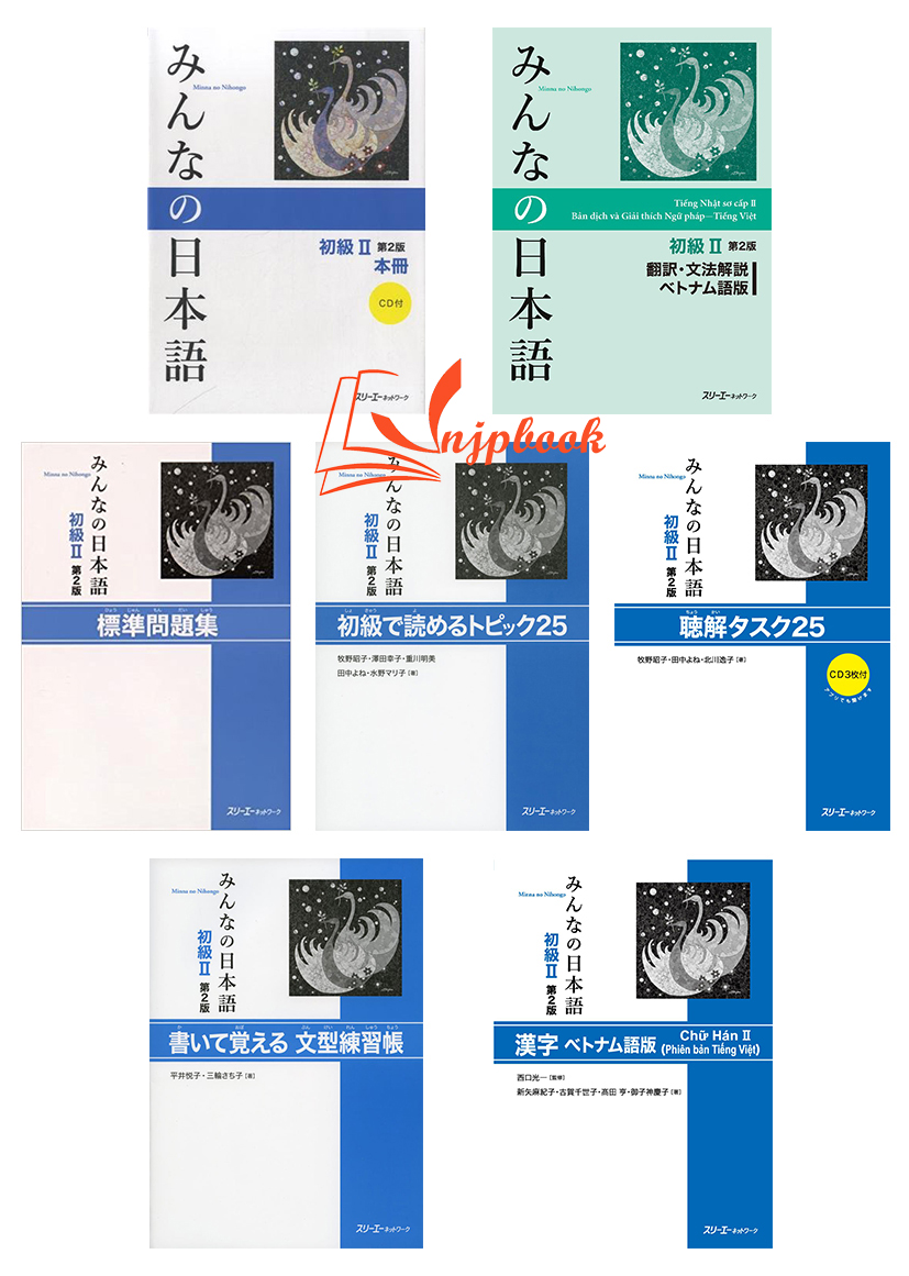 Minna no nihongo sơ cấp 2 - bộ 7 cuốn