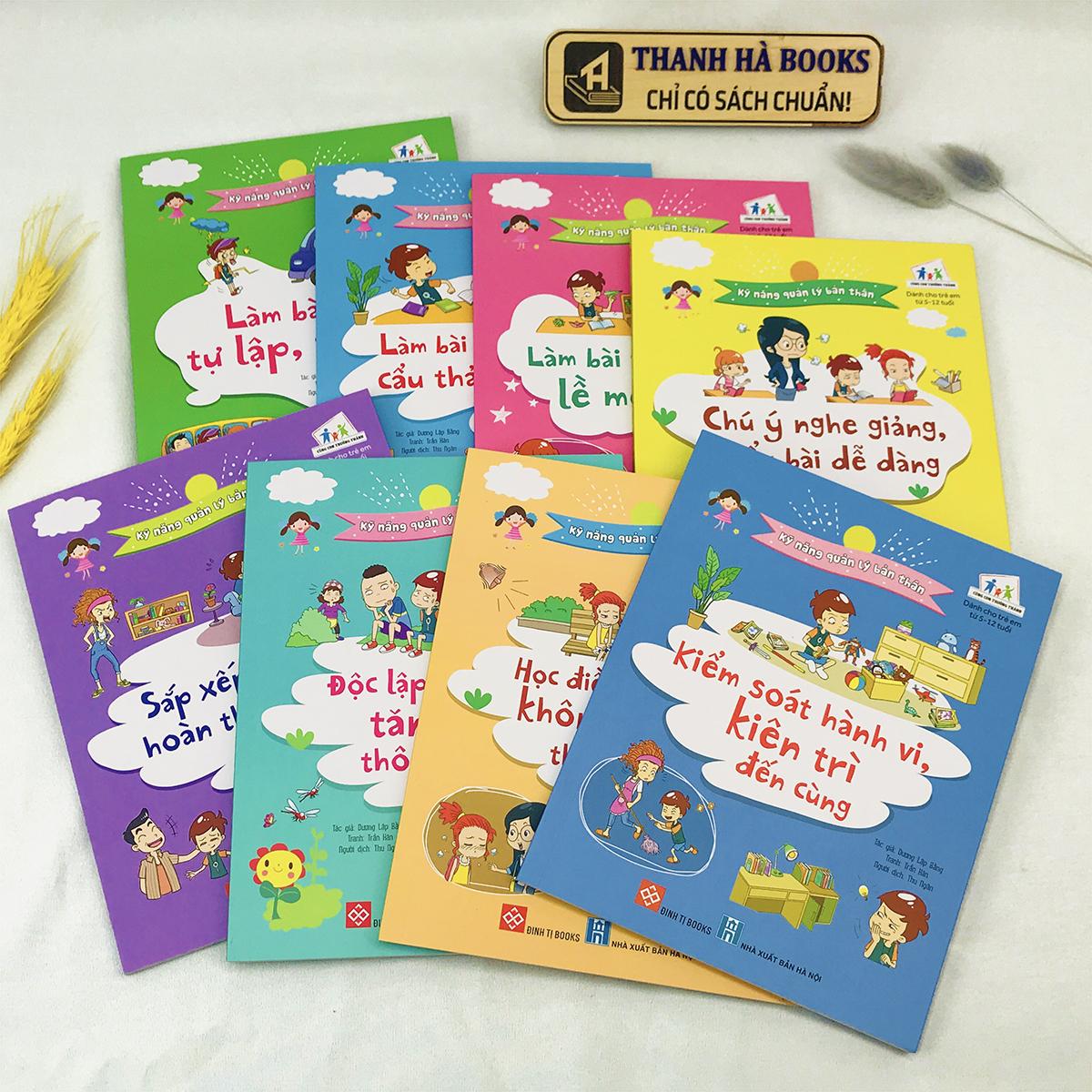 Sách kỹ năng quản lý bản thân - bộ 8 quyển, lẻ tùy chọn
