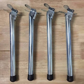 [HCM]Chân bàn xếp gọn ống tròn - 4 cái - tặng kèm vít