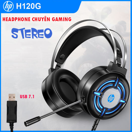 Tai nghe gaming hp h120g led rgb tai nghe chụp tai gaming hp h120g led ... tai nghe máy tính có mic gaming led rgb headphone chuyên game tai nghe gaming hp h120g led rgb