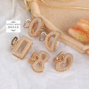 Set 5 kẹp tóc hàn quốc,kẹp tóc nửa đầu sang trọng