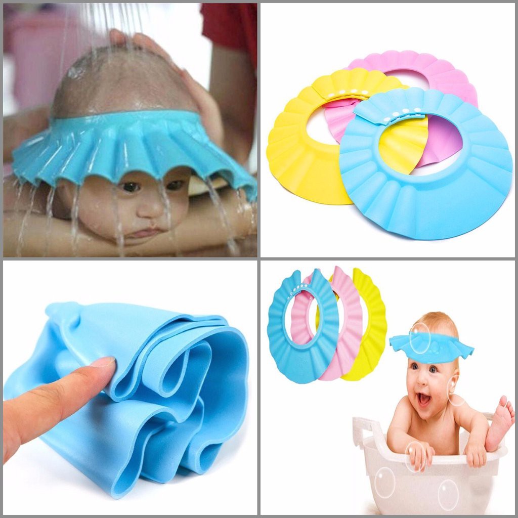 Mũ đội đầu chắn nước bắn cho bé