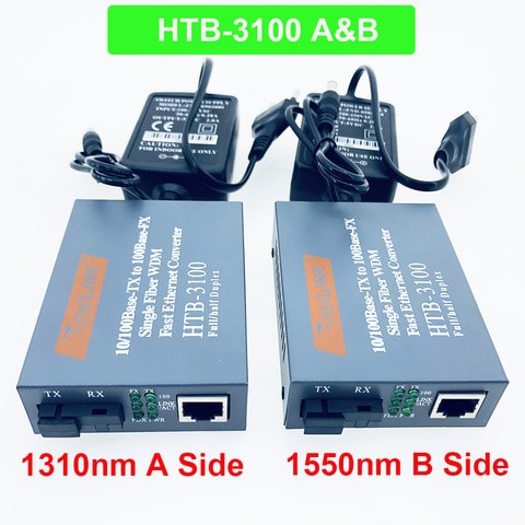 Cặp 2 converter quang bộ chuyển đổi quang điện netlink htb 3100 ab