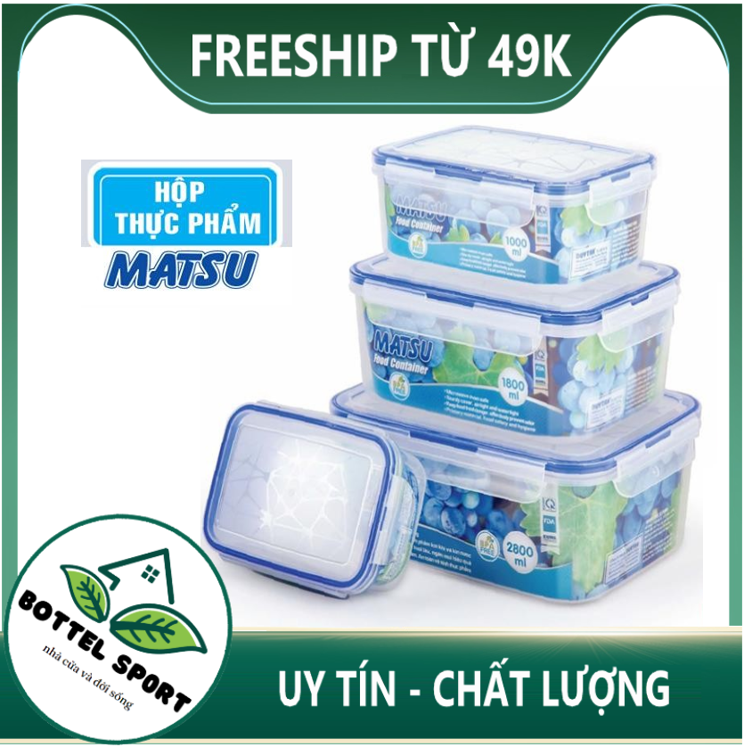 Bộ 3 hộp nhựa có nắp gài kín cao cấp Việt Nhật - hân hạnh được phịc vụ quý khách