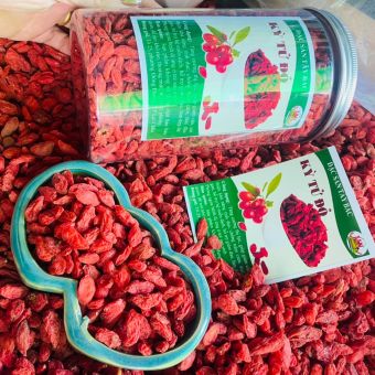 Kỷ tử đỏ Ninh Hạ size đại AAA thượng hạng, quả to, đỏ, đều. Câu kỷ tử, kỉ tử đỏ sấy khô, kỳ tử, kì tử đỏ giúp đẹp da, bổ máu, dễ ngủ