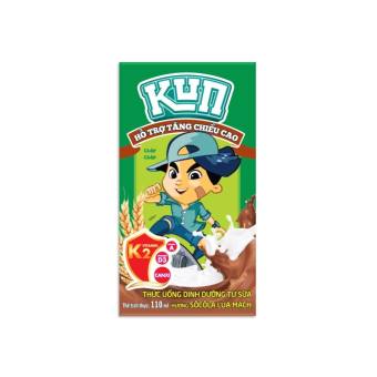 KUN _ Sữa Sôcôla Lúa Mạch Thùng 48 Hộp x110ml