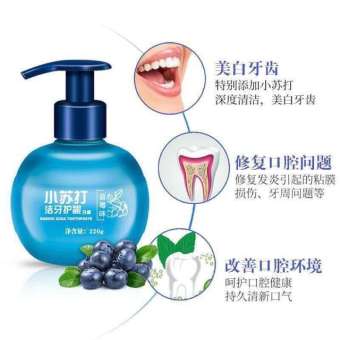 Kem Làm Trắng Răng - Kem Đánh Răng  Baking Soda Vị Hoa Quả 220ml Tẩy Vết Ố Trên Răng Hiệu Quả